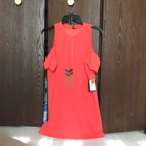 Off-Shoulder Fitted Dress (With Necklace)